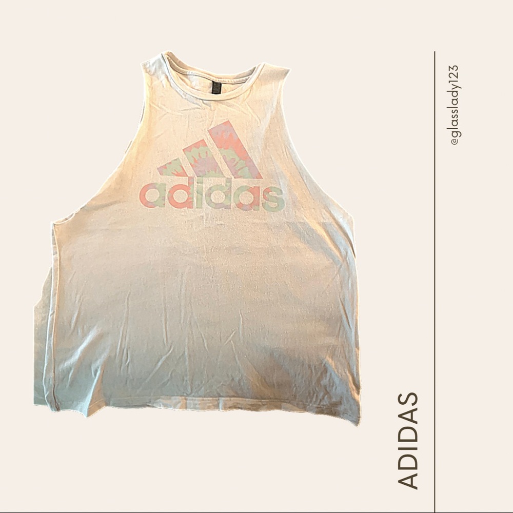 ADIDAS CUT OFF WORKOUT SHIRT